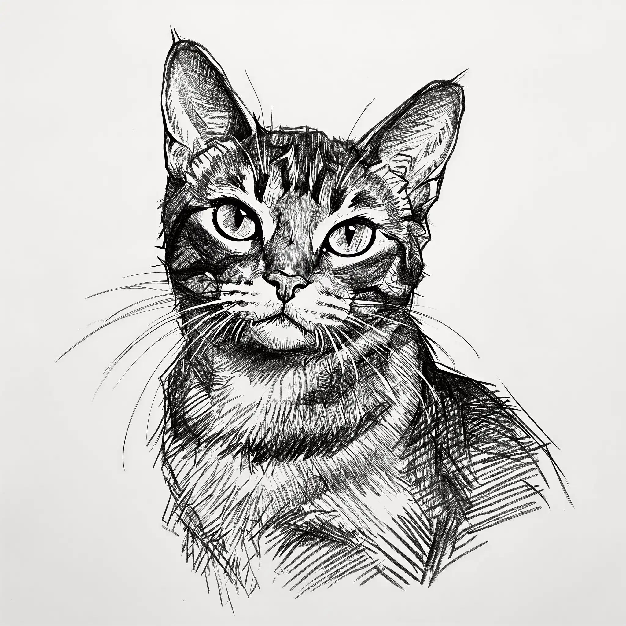Custom pencil sketch portrait of a Munchkin