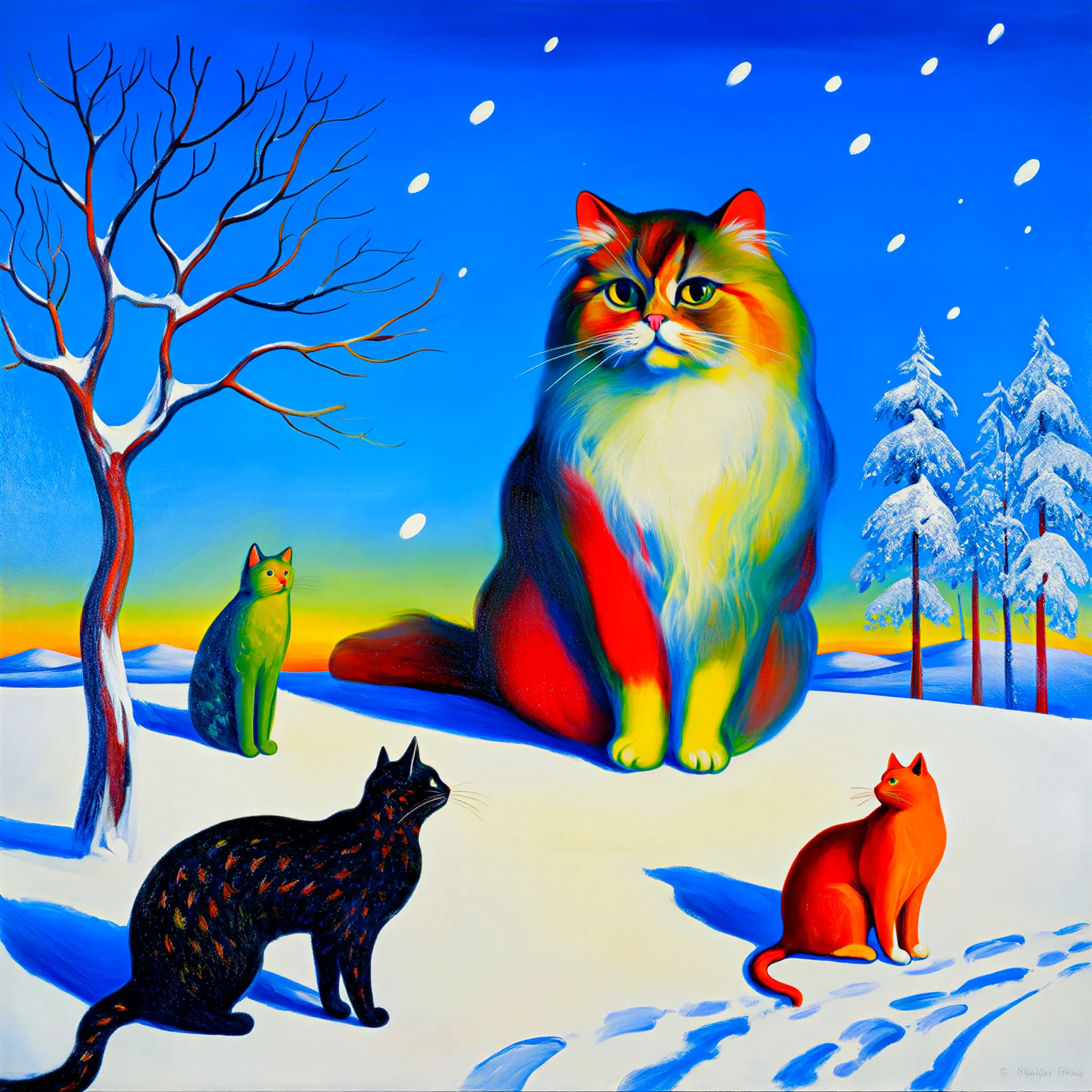 Custom surrealist portrait of a Persian with dreamlike, imaginative detail
